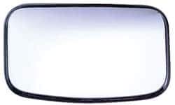 Value Collection - 8" Long to 4" Wide Automotive Clamp-On Convex Mirror - Stainless Steel - All Tool & Supply