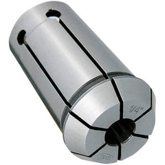 Techniks - SYOZ20/EOC12 3/32" Single Angle Collet - 0.0004" TIR, 1.34" OAL, 0.78" Overall Diam - Exact Industrial Supply