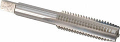 Interstate - 1/2-13 UNC H5 4-Flute Bright Finish High Speed Steel Straight Flute Standard Hand Tap - All Tool & Supply