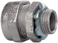 Cooper Crouse-Hinds - 1/2" Trade, Malleable Iron Compression Straight Rigid/Intermediate (IMC) Conduit Connector - Noninsulated - All Tool & Supply