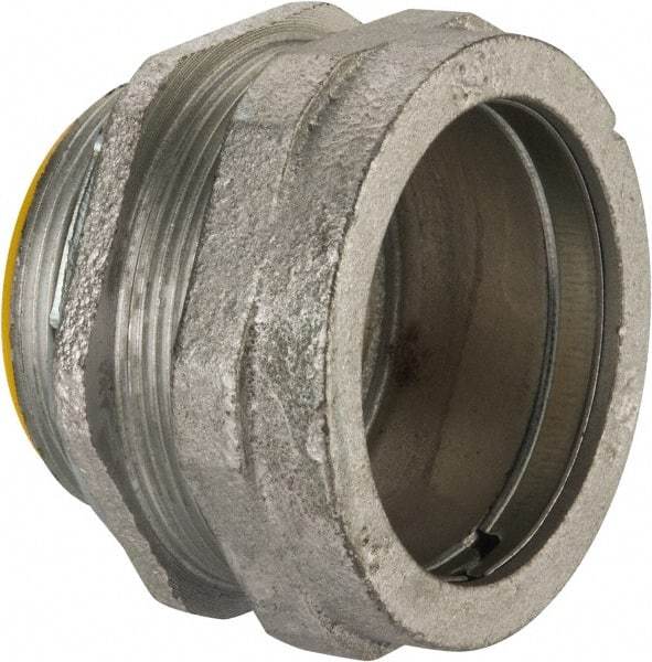 Cooper Crouse-Hinds - 2" Trade, Malleable Iron Compression Straight Rigid/Intermediate (IMC) Conduit Connector - Insulated - All Tool & Supply