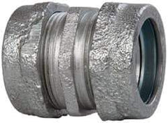 Cooper Crouse-Hinds - 1" Trade, Malleable Iron Compression Rigid/Intermediate (IMC) Conduit Coupling - Noninsulated - All Tool & Supply