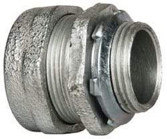 Cooper Crouse-Hinds - 1" Trade, Malleable Iron Compression Straight Rigid/Intermediate (IMC) Conduit Connector - Noninsulated - All Tool & Supply