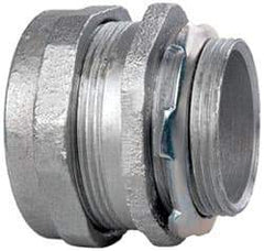 Cooper Crouse-Hinds - 1-1/2" Trade, Malleable Iron Compression Straight Rigid/Intermediate (IMC) Conduit Connector - Noninsulated - All Tool & Supply