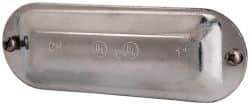 Cooper Crouse-Hinds - 1" Trade, Steel Conduit Body Cover Plate - Use with Form 5 Conduit Bodies - All Tool & Supply