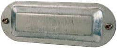 Cooper Crouse-Hinds - 1-1/4" & 1-1/2" Trade, Steel Conduit Body Cover Plate - Use with Form 5 Conduit Bodies - All Tool & Supply