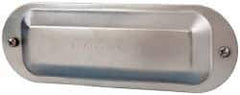 Cooper Crouse-Hinds - 2" Trade, Steel Conduit Body Cover Plate - Use with Form 5 Conduit Bodies - All Tool & Supply