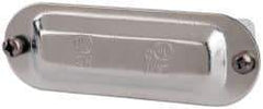 Cooper Crouse-Hinds - 1/2" Trade, Steel Conduit Body Cover Plate - Use with Form 5 Conduit Bodies - All Tool & Supply