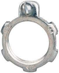 Cooper Crouse-Hinds - 1/2" Trade, Steel Threaded Rigid/Intermediate (IMC) Conduit Locknut - Noninsulated - All Tool & Supply