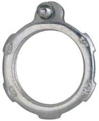 Cooper Crouse-Hinds - 3/4" Trade, Steel Threaded Rigid/Intermediate (IMC) Conduit Locknut - Noninsulated - All Tool & Supply