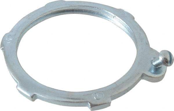 Cooper Crouse-Hinds - 1-1/2" Trade, Steel Threaded Rigid/Intermediate (IMC) Conduit Locknut - Noninsulated - All Tool & Supply