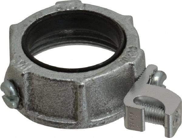 Cooper Crouse-Hinds - 1-1/4" Trade, Malleable Iron Threaded Rigid/Intermediate (IMC) Conduit Bushing - Partially Insulated - All Tool & Supply