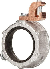 Cooper Crouse-Hinds - 1-1/4" Trade, Malleable Iron Threaded Rigid/Intermediate (IMC) Conduit Bushing - Partially Insulated - All Tool & Supply