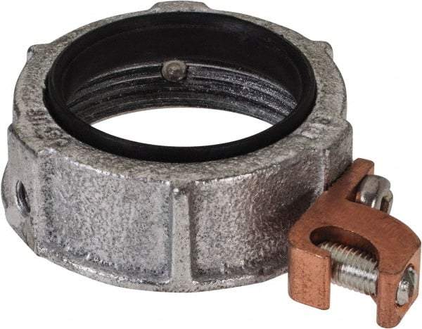 Cooper Crouse-Hinds - 1-1/2" Trade, Malleable Iron Threaded Rigid/Intermediate (IMC) Conduit Bushing - Partially Insulated - All Tool & Supply