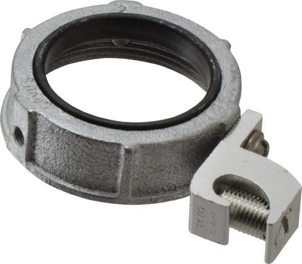 Cooper Crouse-Hinds - 2" Trade, Malleable Iron Threaded Rigid/Intermediate (IMC) Conduit Bushing - Partially Insulated - All Tool & Supply