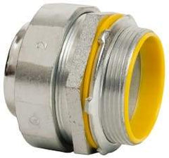 Cooper Crouse-Hinds - 2" Trade, Malleable Iron Threaded Straight Liquidtight Conduit Connector - Insulated - All Tool & Supply