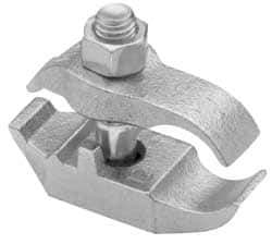 Cooper Crouse-Hinds - 1" Pipe, Malleable Iron, Electro Galvanized Conduit Clamp - 1 Mounting Hole - All Tool & Supply