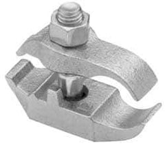 Cooper Crouse-Hinds - 1-1/4" Pipe, Malleable Iron, Electro Galvanized Conduit Clamp - 1 Mounting Hole - All Tool & Supply