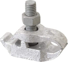 Cooper Crouse-Hinds - 3/4" Pipe, Malleable Iron, Electro Galvanized Conduit Clamp - 1 Mounting Hole - All Tool & Supply