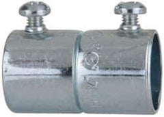 Cooper Crouse-Hinds - 3/4" Trade, Steel Set Screw EMT Conduit Coupling - Noninsulated - All Tool & Supply