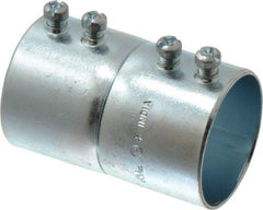 Cooper Crouse-Hinds - 1-1/2" Trade, Steel Set Screw EMT Conduit Coupling - Noninsulated - All Tool & Supply