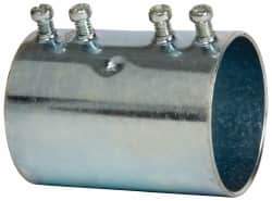 Cooper Crouse-Hinds - 2" Trade, Steel Set Screw EMT Conduit Coupling - Noninsulated - All Tool & Supply