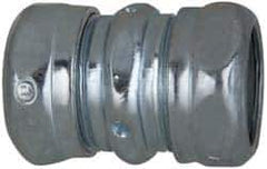 Cooper Crouse-Hinds - 3/4" Trade, Steel Compression EMT Conduit Coupling - Noninsulated - All Tool & Supply