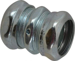 Cooper Crouse-Hinds - 1" Trade, Steel Compression EMT Conduit Coupling - Noninsulated - All Tool & Supply