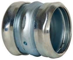 Cooper Crouse-Hinds - 2" Trade, Steel Compression EMT Conduit Coupling - Noninsulated - All Tool & Supply