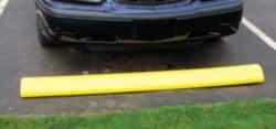 Eagle - 72" Long x 8" Wide x 4" High, Parking Curb - Blue, High Density Polyethylene - All Tool & Supply