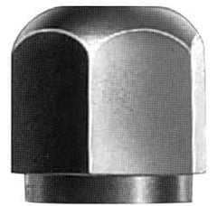 Gibraltar - 5/16-18" UNC, 5/8" Width Across Flats, Uncoated, Steel Acorn Nut - 5/8" Overall Height, Grade A# - All Tool & Supply