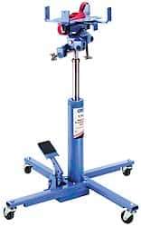 OTC - 1,000 Lb Capacity Pedestal Transmission Jack - 34-1/2 to 75" High, 41" Chassis Width x 41" Chassis Length - All Tool & Supply