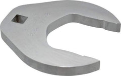 Proto - 2-1/4" 1/2" Drive Chrome Open End Crowfoot Wrench - 4-7/32" Head Diam x 1/2" Head Thickness - All Tool & Supply