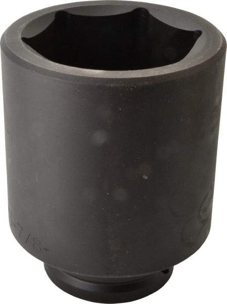 Proto - 1-1/2" Drive 3-7/8" Deep Impact Socket - 6 Points, 6-3/4" OAL - All Tool & Supply