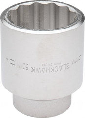 Blackhawk by Proto - 3/4" Drive, Standard Hand Socket - 12 Points, 3-3/32" OAL, Alloy Steel, Black Finish - All Tool & Supply