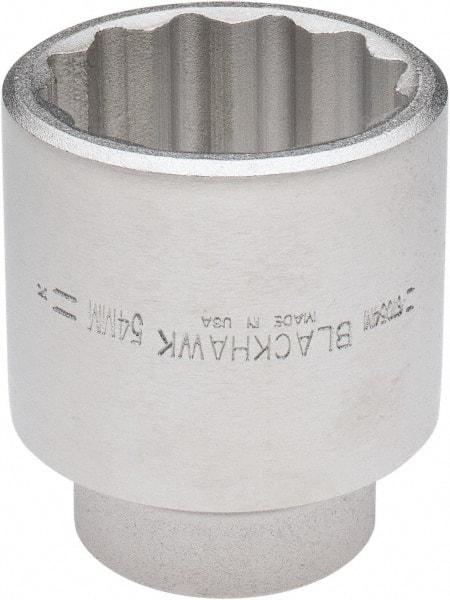 Blackhawk by Proto - 3/4" Drive, Standard Hand Socket - 12 Points, 3-13/64" OAL, Alloy Steel, Black Finish - All Tool & Supply