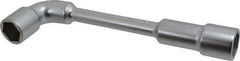 Facom - 15/16", 6 Point, Satin Chrome Coated, 90 ° Offset Socket Wrench - 250mm OAL, 34.5mm Head Thickness - All Tool & Supply