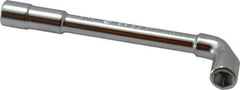 Facom - 5/16", 6 Point, Satin Chrome Coated, 90 ° Offset Socket Wrench - 114mm OAL, 12.5mm Head Thickness - All Tool & Supply