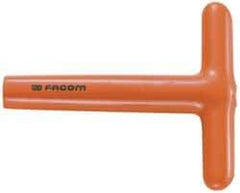 Facom - 8mm 6 Point Insulated Box Wrench - Single End, 19/32" Head Diam, 5-11/16" OAL, Steel - All Tool & Supply