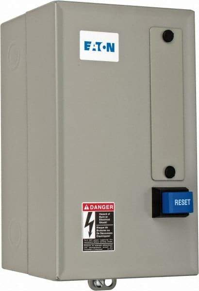 Eaton Cutler-Hammer - 480 Coil VAC, 9 Amp, Nonreversible Enclosed Enclosure NEMA Motor Starter - 2 hp at 1 Phase, 1 Enclosure Rating - All Tool & Supply