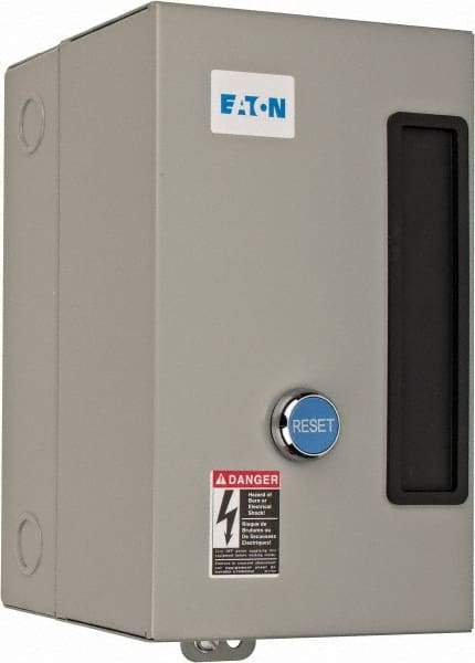 Eaton Cutler-Hammer - 208 Coil VAC, 9 Amp, Nonreversible Enclosed Enclosure NEMA Motor Starter - 1-1/2 hp at 1 Phase, 1 Enclosure Rating - All Tool & Supply