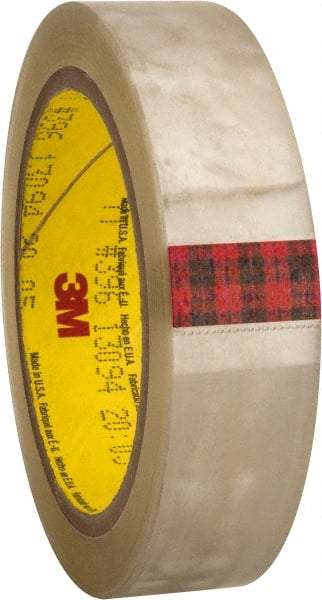 3M - 36 Yds. x 1", Clear Polyester Film Tape - 396 Series, 4.1 mil Thick, 43 Lb./Inch Tensile Strength - All Tool & Supply