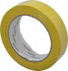 3M - Yellow Solid Color Vinyl Tape - 1" Wide x 108' Long x 0.005" Thick, General Traffic - All Tool & Supply