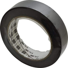 3M - Black Solid Color Vinyl Tape - 1" Wide x 108' Long x 0.005" Thick, General Traffic - All Tool & Supply