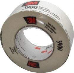 3M - 2" x 55m White Duct Tape - 8.1 mil, Rubber Adhesive, Polyethylene Film Backing, 32 Lb/ln Tensile Strength, 200°F Max, Series 3900 - All Tool & Supply