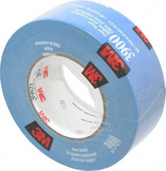 3M - 2" x 55m Blue Duct Tape - 8.1 mil, Rubber Adhesive, Polyethylene Film Backing, 32 Lb/ln Tensile Strength, 200°F Max, Series 3900 - All Tool & Supply