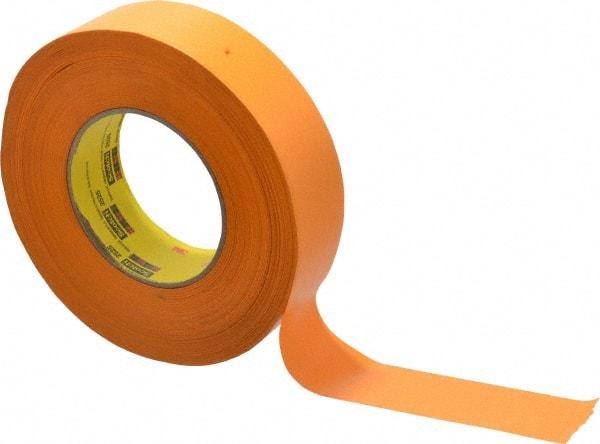 3M - 1-1/2" Wide x 60 Yd Long Orange Paper Masking Tape - Series 2525, 9.5 mil Thick, 49 In/Lb Tensile Strength - All Tool & Supply