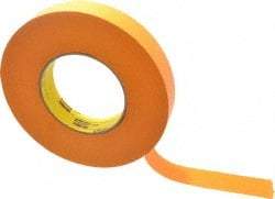 3M - 1" Wide x 60 Yd Long Orange Paper Masking Tape - Series 2525, 9.5 mil Thick, 49 In/Lb Tensile Strength - All Tool & Supply