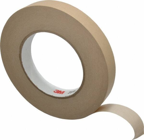 3M - 3/4" Wide x 60 Yd Long Tan Paper Masking Tape - Series 2515, 6.7 mil Thick, 36 In/Lb Tensile Strength - All Tool & Supply