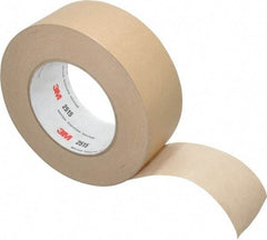 3M - 2" Wide x 60 Yd Long Tan Paper Masking Tape - Series 2515, 6.7 mil Thick, 36 In/Lb Tensile Strength - All Tool & Supply